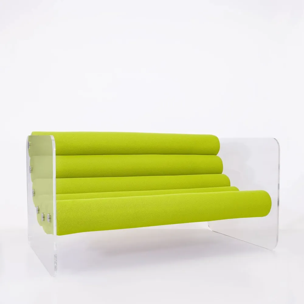 Lawn sofas   - MW02 sofa with cast PMMA walls- Residential and HORECA markets - KUUMO DESIGN