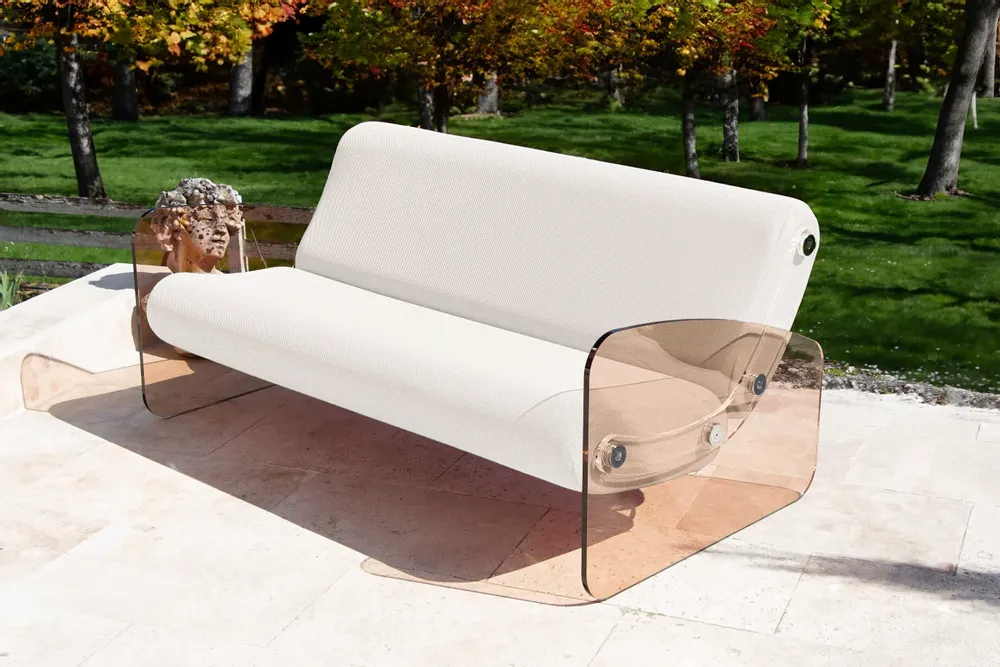 Canapés de jardin - Canapé MW03-Elègance,  design audacieux et une touche vintage - KUUMO DESIGN