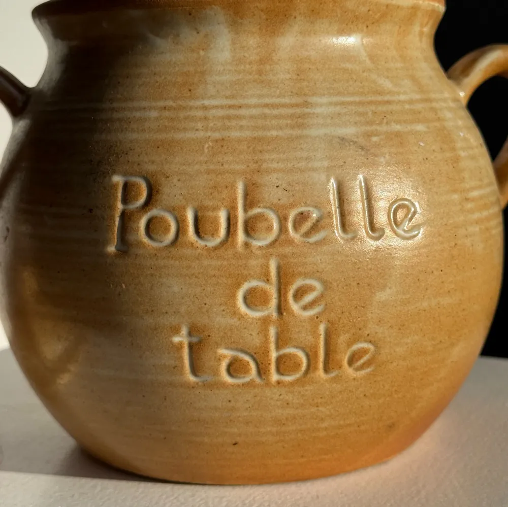 Garbage cans - Village France H21 Stoneware Large Table Bin - OFFICE OBJETS