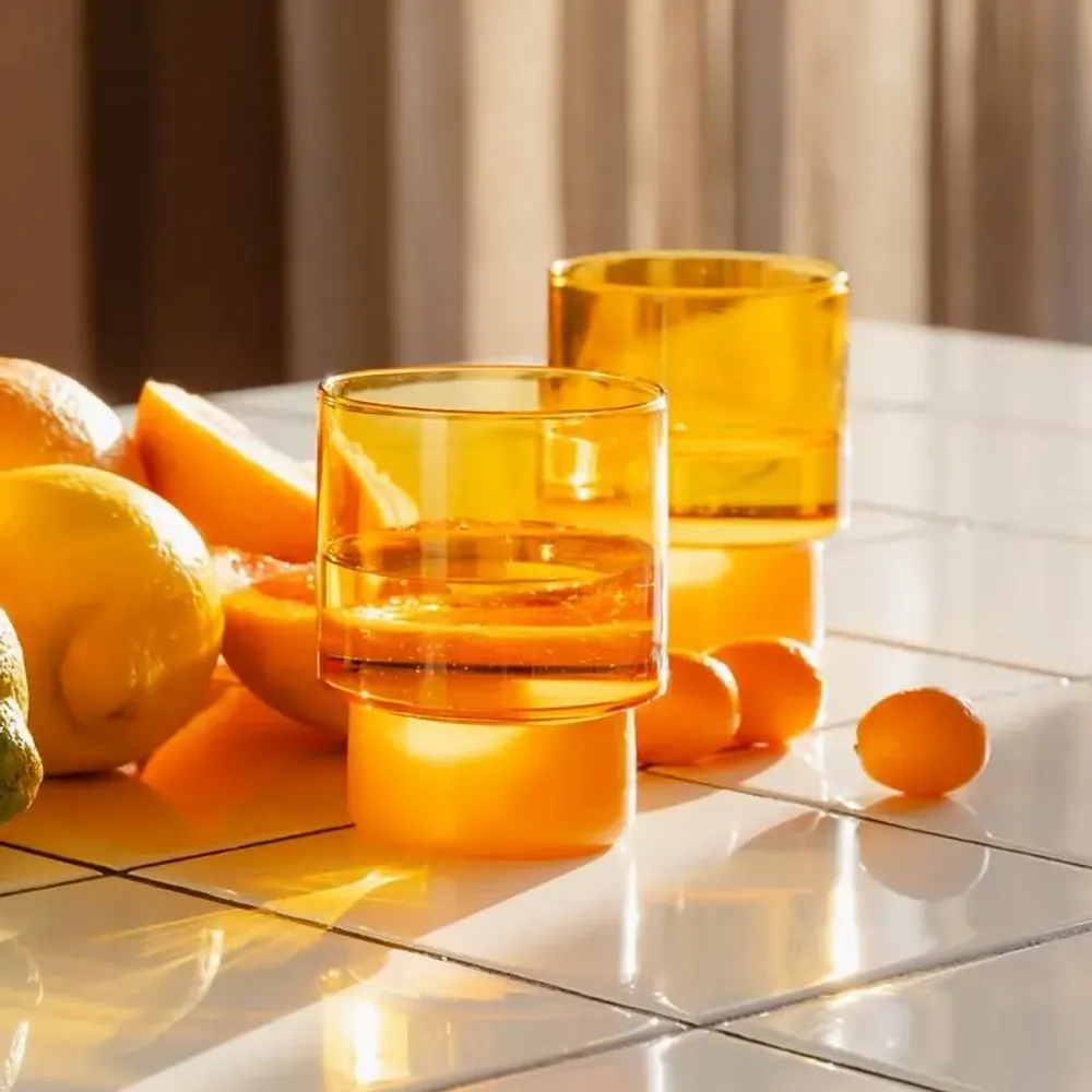 Cristallerie - Lunettes Jill vertes, lot de 2 - REMEMBER