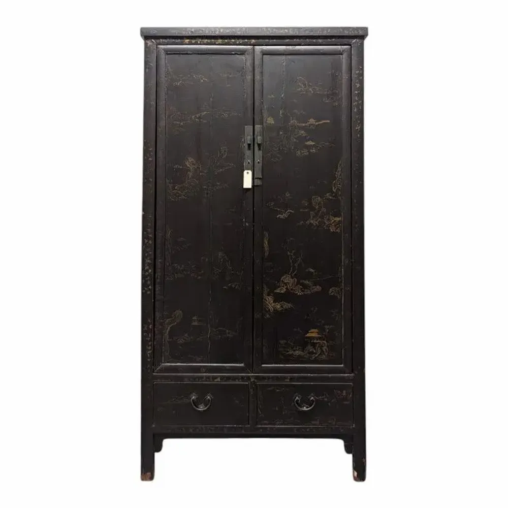 Wardrobe - Large lacquered cabinet - PAGODA INTERNATIONAL