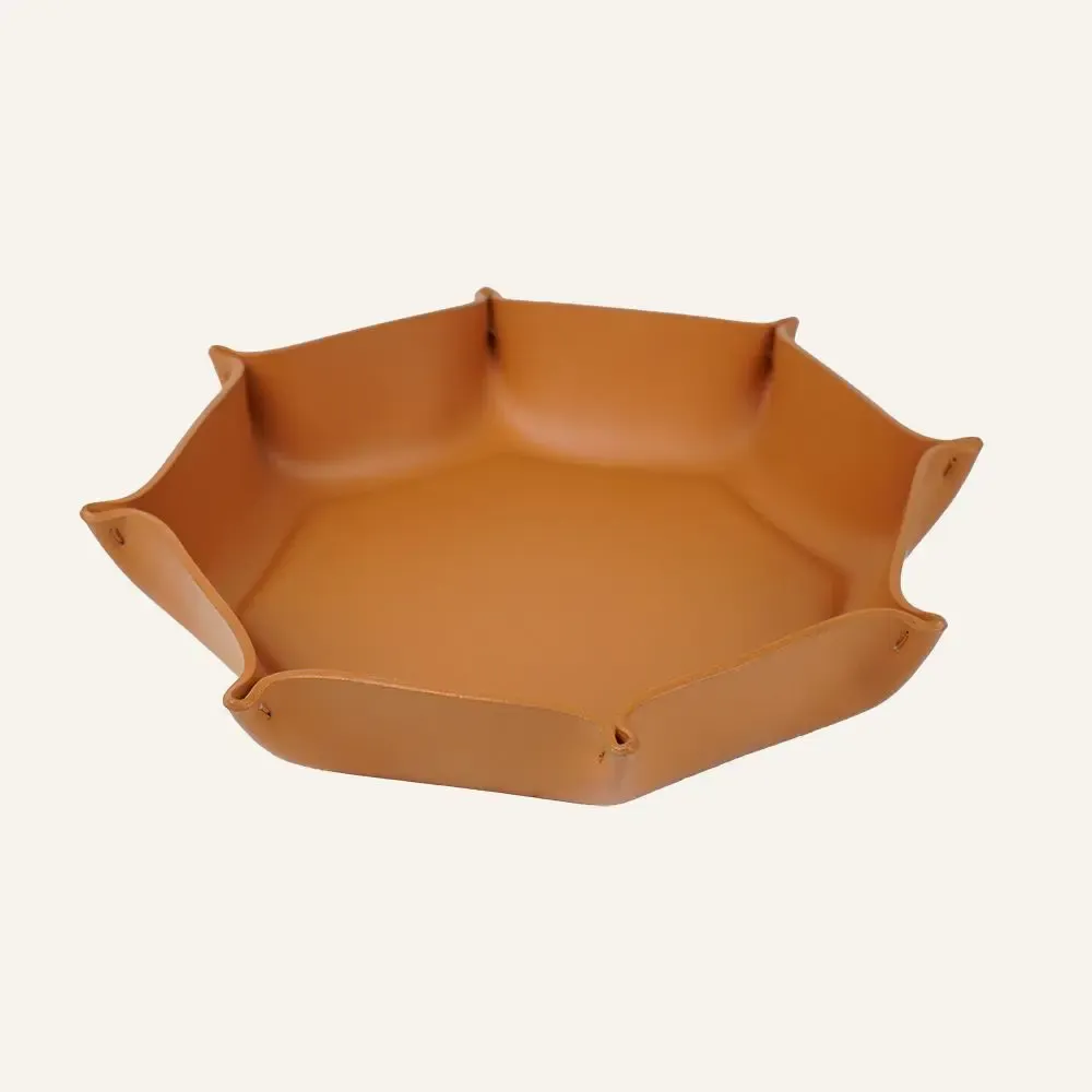 Design objects - Tray pocket emptier leather HODIE - LIMAC DESIGN