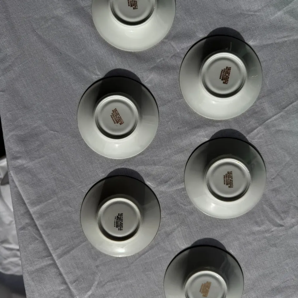 Mugs - Set of 6 turquoise cups and saucers in Couleuvre porcelain - OFFICE OBJETS