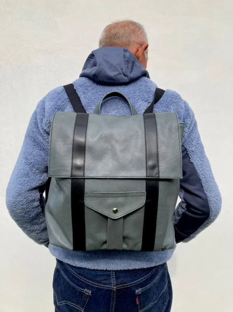 Sacs et cabas - Sac à dos en cuir véritable - PASSIONE