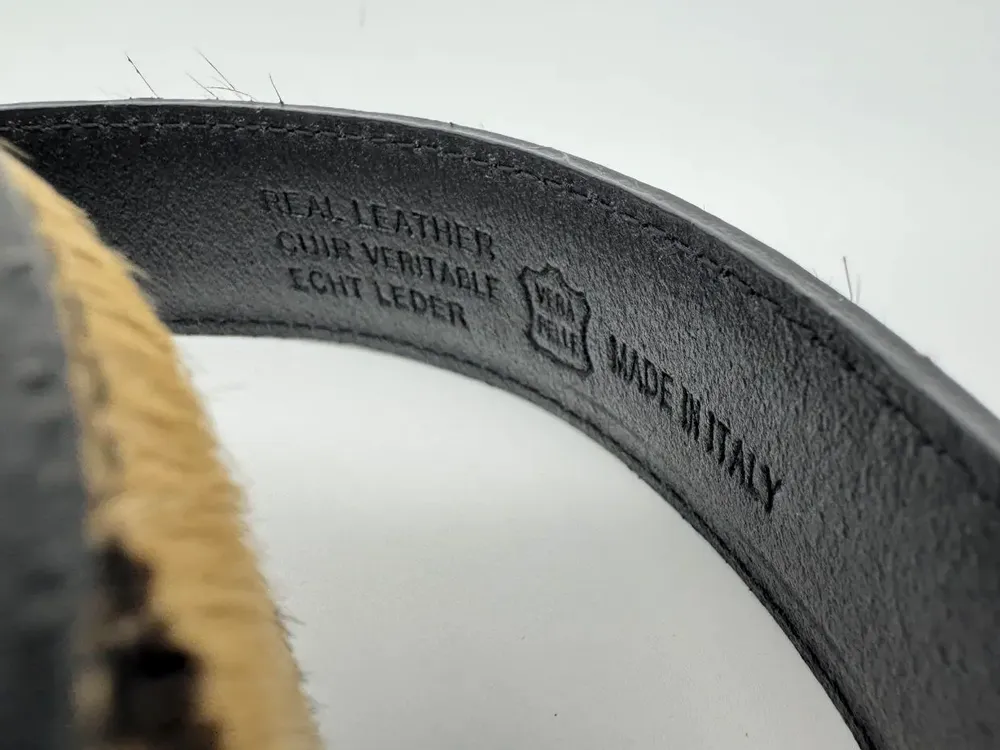 Petite maroquinerie - Ceinture animalière de 35 mm de haut - PASSIONE