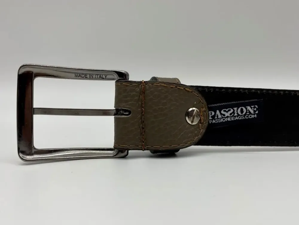 Petite maroquinerie - Ceinture patchwork h 35 mm - PASSIONE