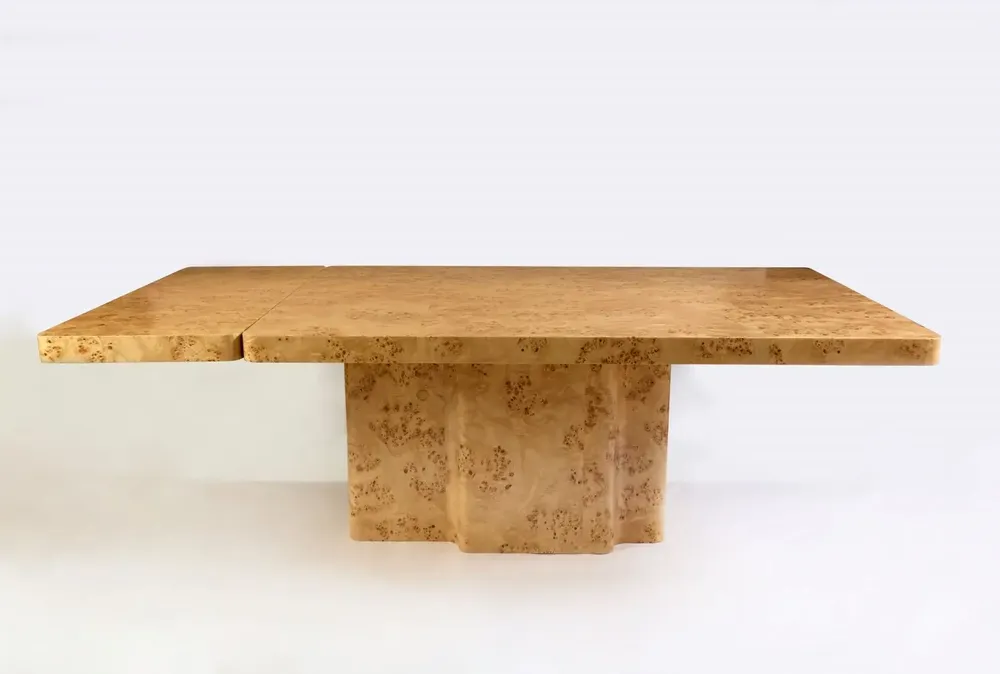 Tables for hotels - Burl Table - Dining Table in Poplar Burl - DUISTT