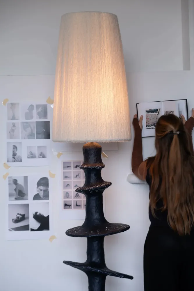 Floor lamps - Orbita Floor Lamp - GALERIE SANA MOREAU