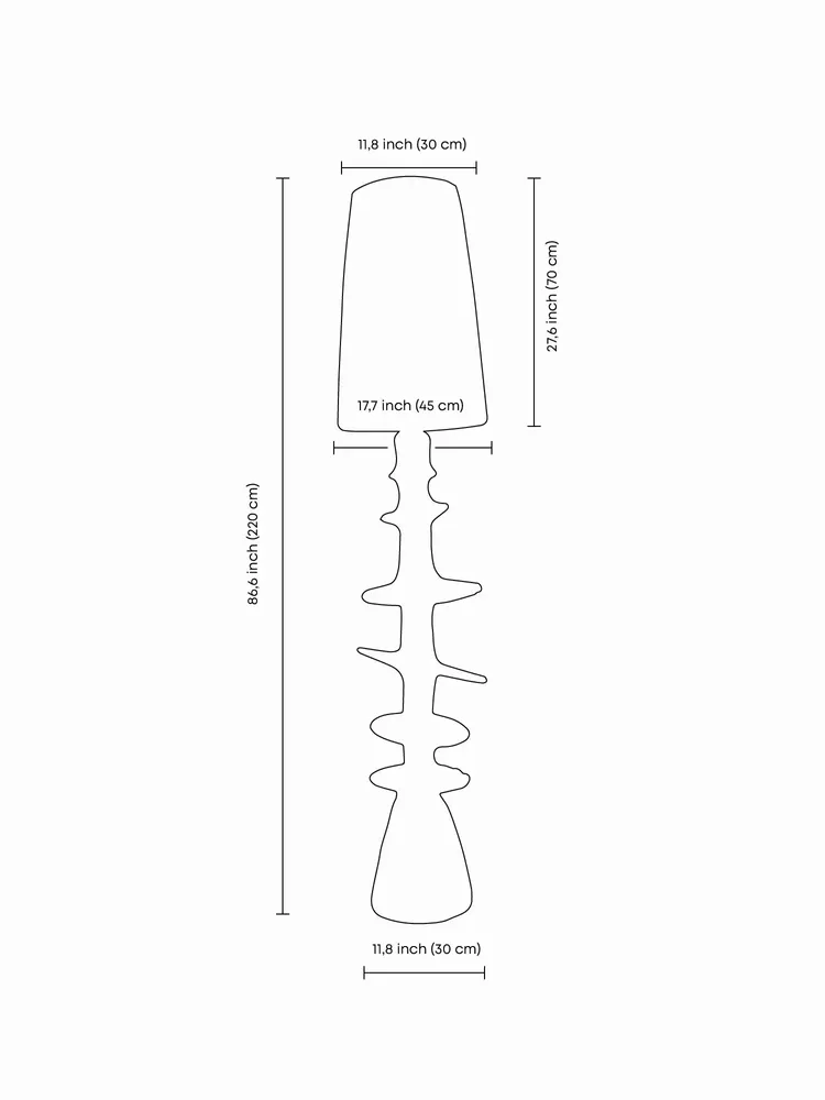 Floor lamps - Orbita Floor Lamp - GALERIE SANA MOREAU