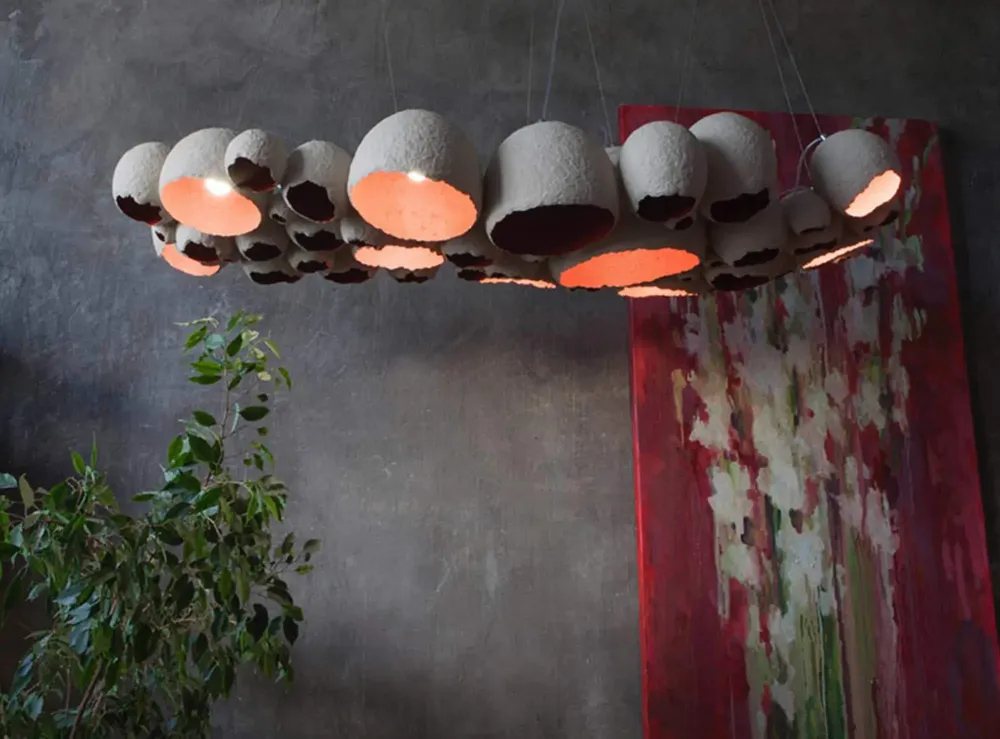 Ceiling lights - Bavovna Pendant Light - GALERIE SANA MOREAU