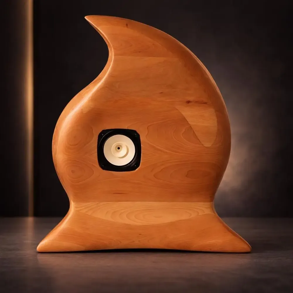 Speakers and radios - Hype | Sculpted Cherry BLH Loudspeaker - NEXART