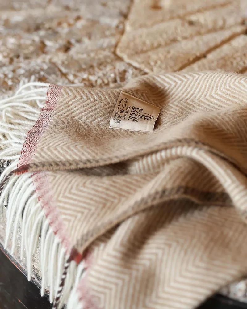 Plaids - Plaid en laine Denver Crema - MOST-BLANKETS