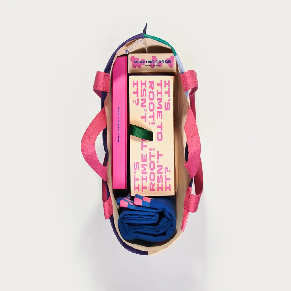 Bags and totes - Geometric Pattern Canvas Tote Bag - ROOT