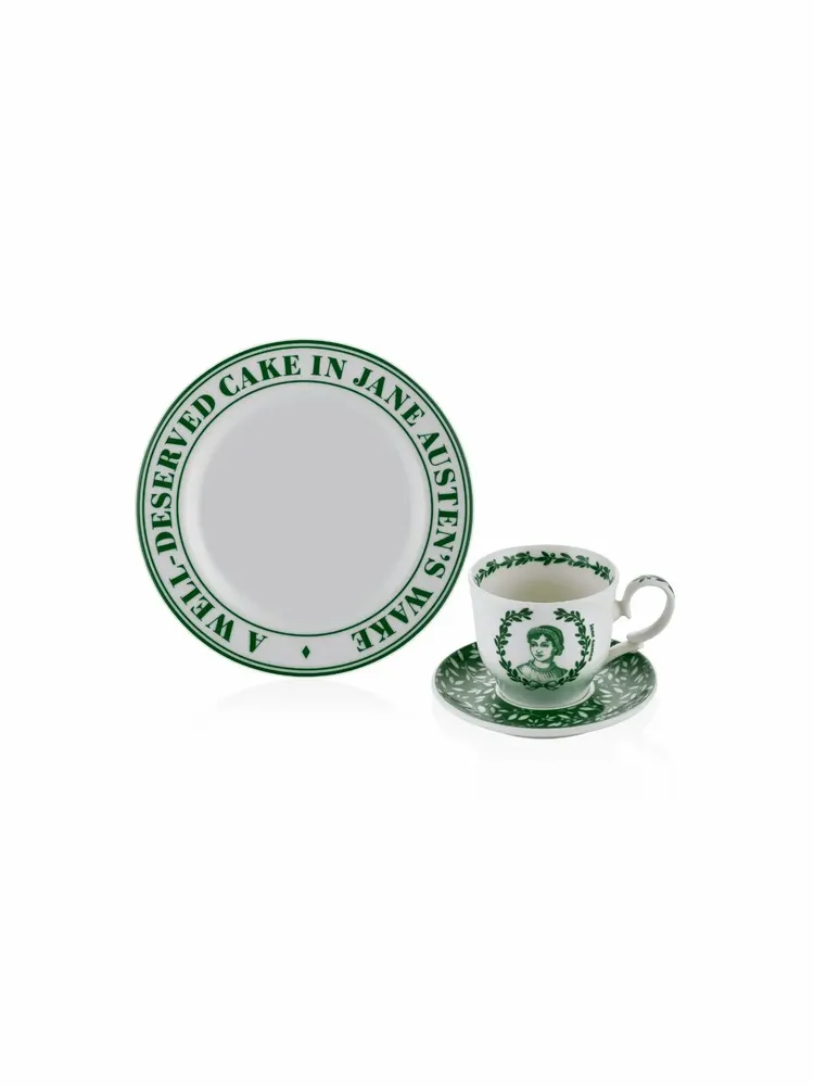 Tasses et mugs - Heritage Collection Green Porcelain Tea Cup Set (Set of 6) - SOMNIA ATELIER