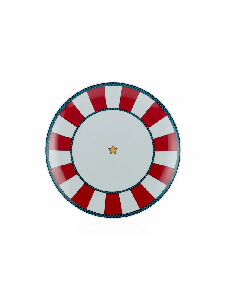 Formal plates - Circus Collection Porcelain Dinner Plates (Set of 4) - SOMNIA ATELIER