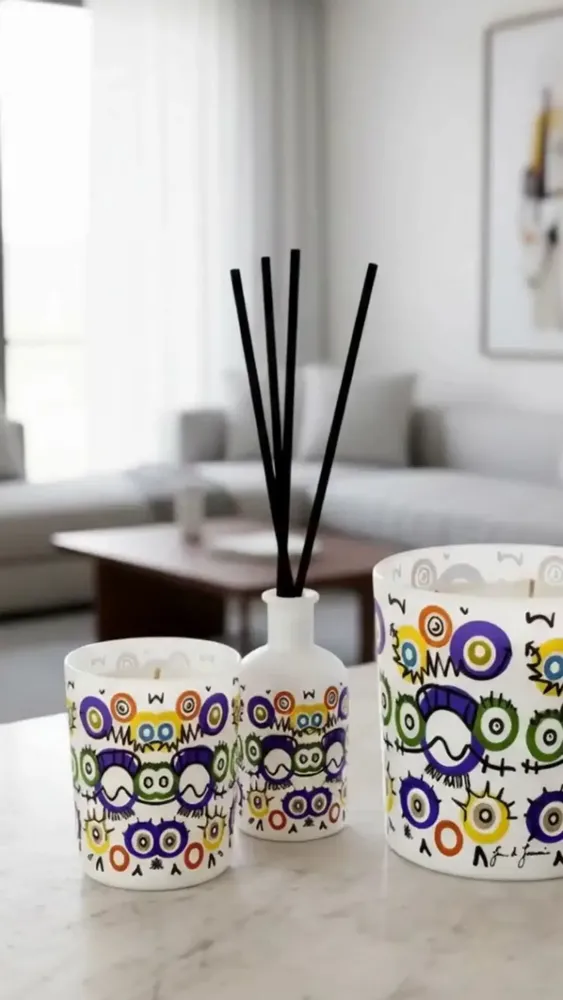 Bougies - Bougie parfumée Ojitos - Design by Juan de Lascurain - ARTDECORIS