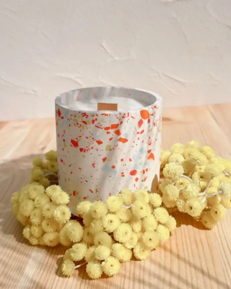 Candles - Terrazzo Candle — Lemongrass - MIMPI