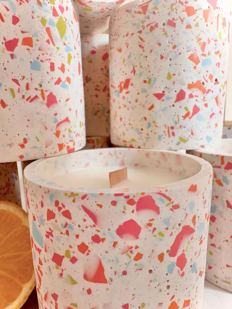 Candles - Terrazzo Candle — Lemongrass - MIMPI