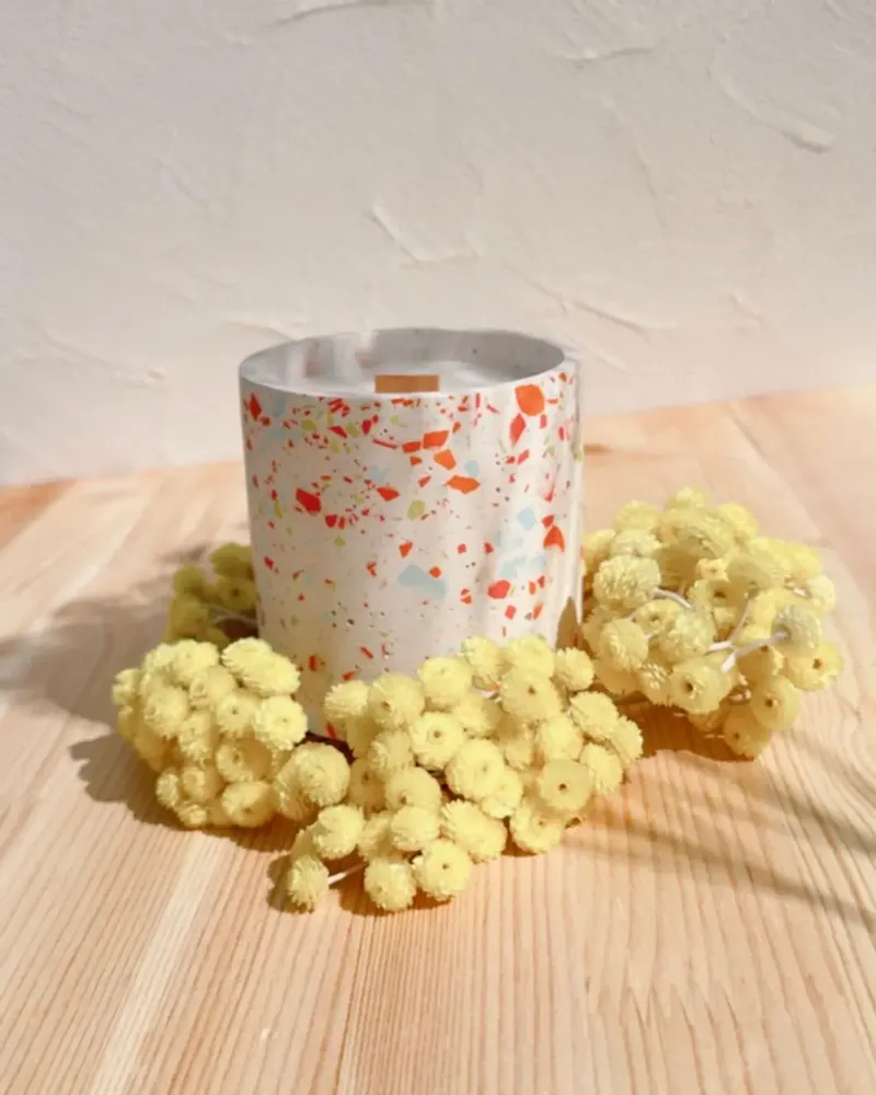 Candles - Terrazzo Candle — Lemongrass - MIMPI