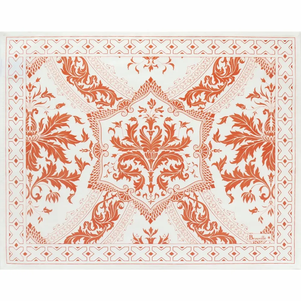 Table linen - Topkapi table set - apricot - BEAUVILLÉ