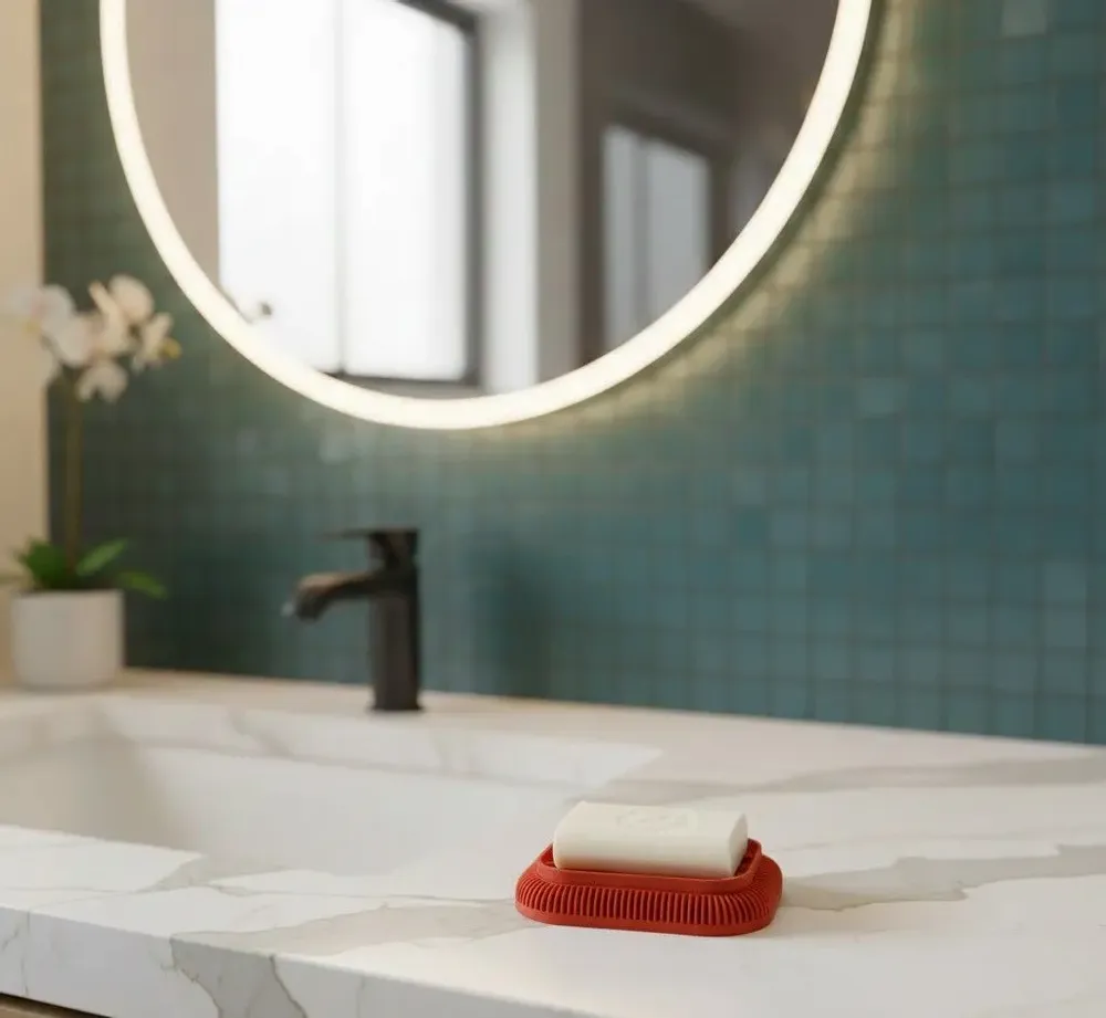 Ustensiles de cuisine - Porte-savon en 3D pour cuisine ou salle de bain - Made in France - CRÉA-TH