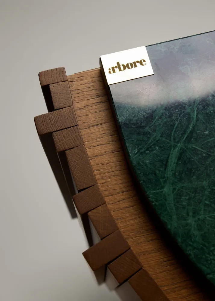 Buffets - Saphira Credenza Chêne + Marbre + Métal - ARBORE BY CAREL WOODWORKS