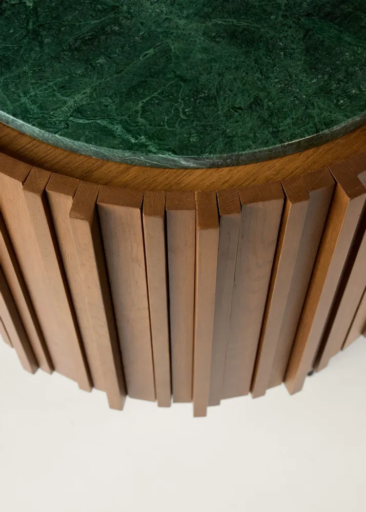 Buffets - Saphira Credenza Chêne + Marbre + Métal - ARBORE BY CAREL WOODWORKS