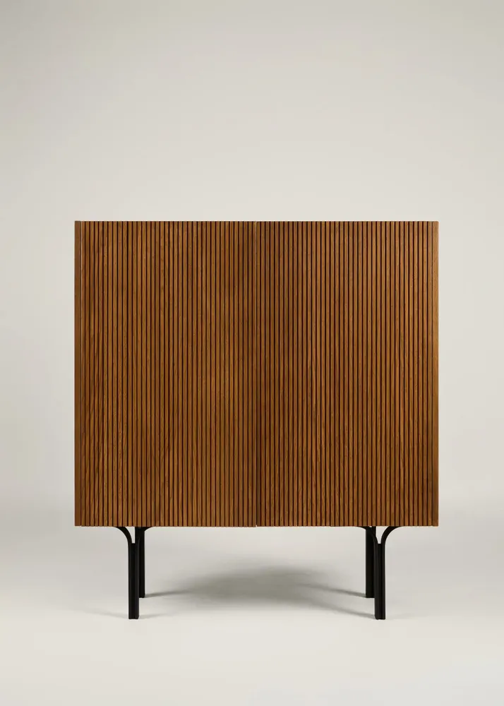 Sideboards - Winston Drinks Cabinet Wood + Marble + Metal - ARBORE BY CAREL WOODWORKS