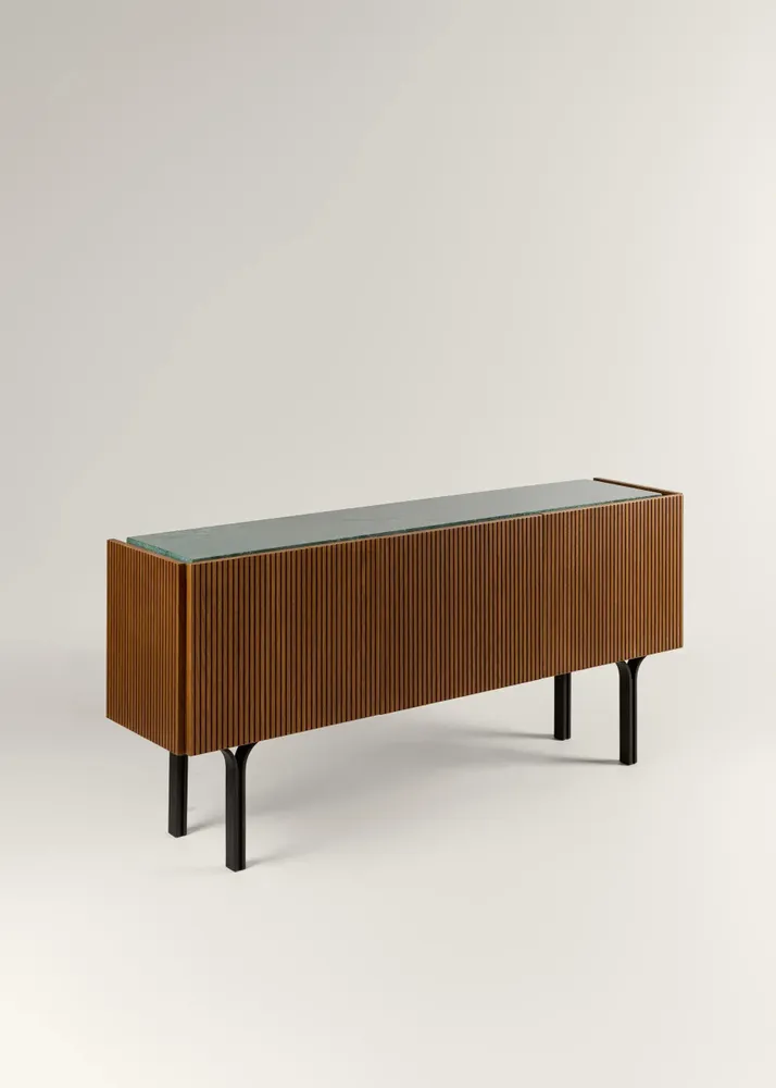 Sideboards - Jacqueline Credenza Wood + Marble + Metal - ARBORE BY CAREL WOODWORKS