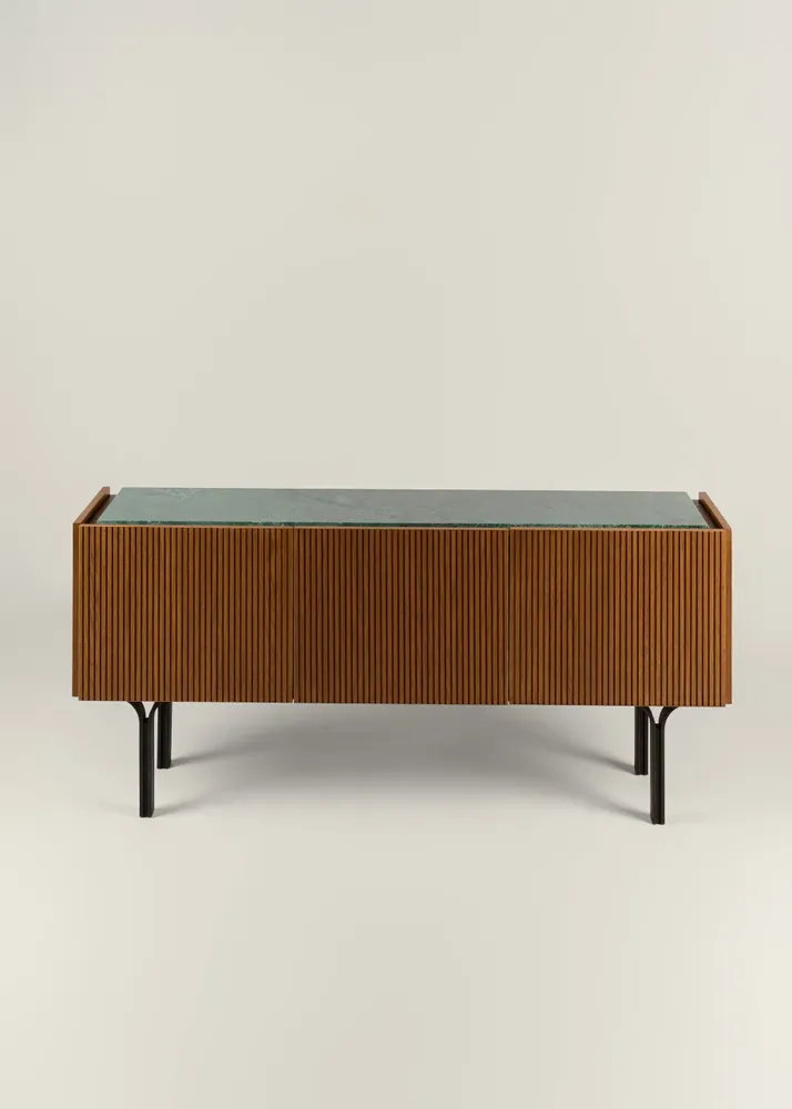 Sideboards - Jacqueline Credenza Wood + Marble + Metal - ARBORE BY CAREL WOODWORKS