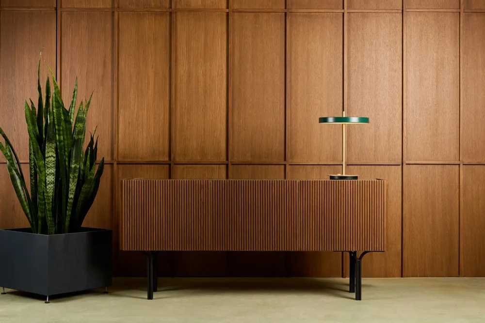 Sideboards - Jacqueline Credenza Wood + Marble + Metal - ARBORE BY CAREL WOODWORKS