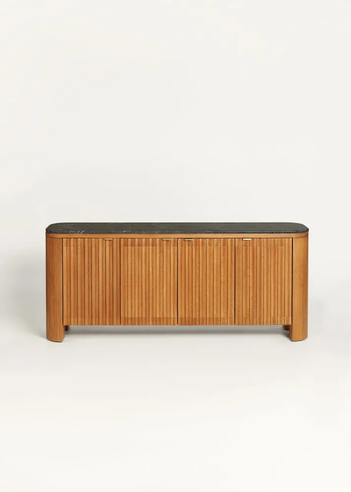 Sideboards - IAM_Credenza Marble Oak - ARBORE BY CAREL WOODWORKS