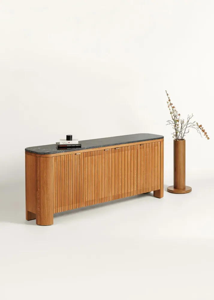 Sideboards - IAM_Credenza Marble Oak - ARBORE BY CAREL WOODWORKS