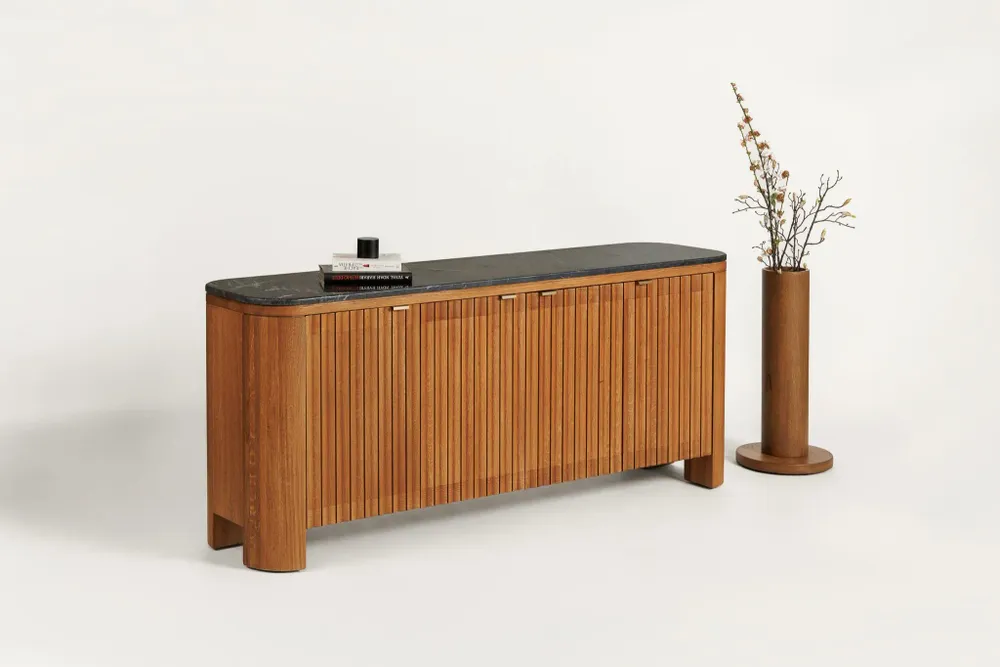Sideboards - IAM_Credenza Marble Oak - ARBORE BY CAREL WOODWORKS