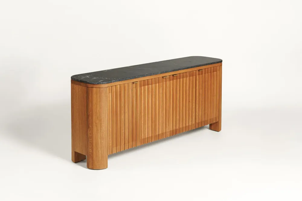 Sideboards - IAM_Credenza Marble Oak - ARBORE BY CAREL WOODWORKS