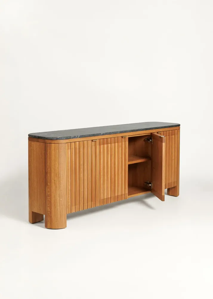 Sideboards - IAM_Credenza Marble Oak - ARBORE BY CAREL WOODWORKS