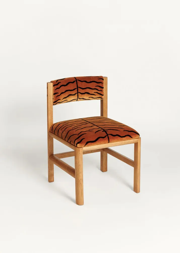 Chairs - IAM_Chair  Oak + Upholstery + Custom Fabric - ARBORE BY CAREL WOODWORKS