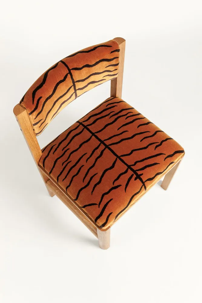 Chairs - IAM_Chair  Oak + Upholstery + Custom Fabric - ARBORE BY CAREL WOODWORKS
