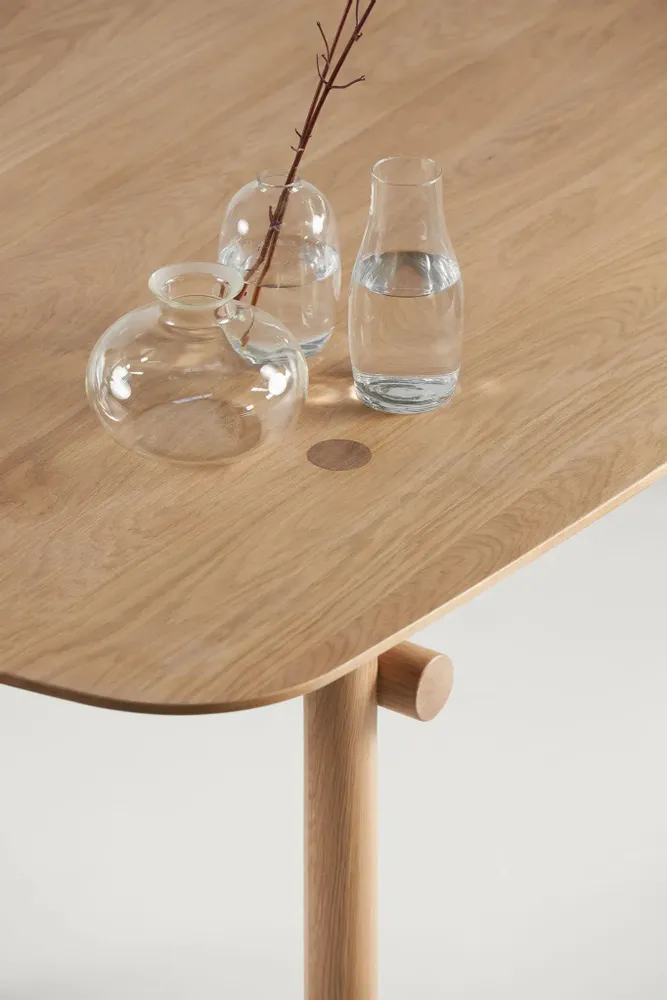 Dining Tables - Steekla Table Solid Oak Natural - ARBORE BY CAREL WOODWORKS