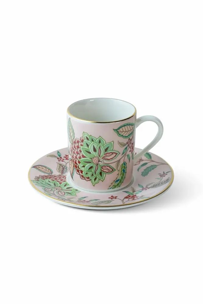 Tasses et mugs - Flora Collection Porcelain Coffee Cup  (Sets of 2) - SOMNIA ATELIER