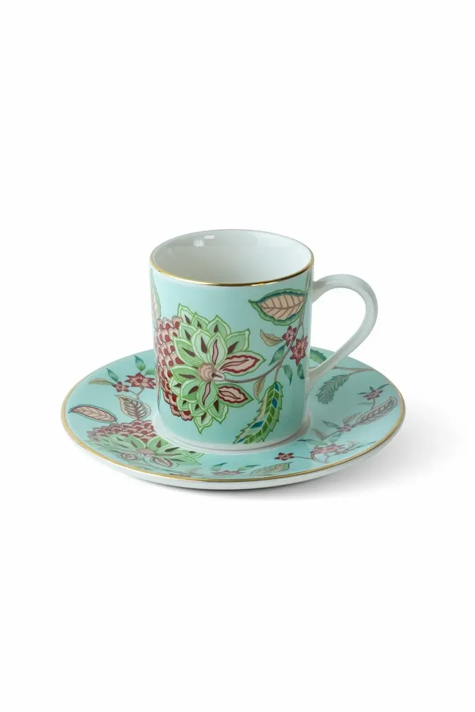Tasses et mugs - Flora Collection Porcelain Coffee Cup  (Sets of 2) - SOMNIA ATELIER