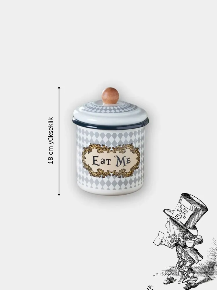 Boîtes de conservation - Down the Rabbit Hole— Three-Size Enamel Storage Container Set - SOMNIA ATELIER