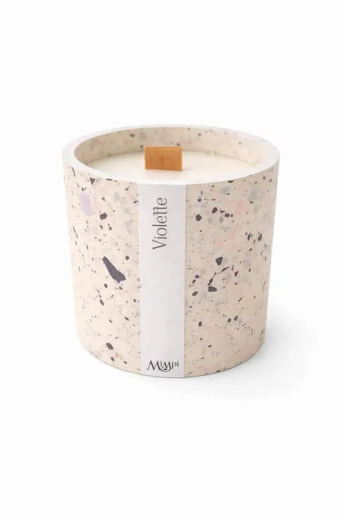 Candles - Terrazzo Candle — Violet - MIMPI