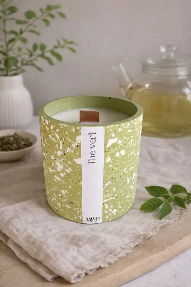 Candles - Terrazzo Candle — Green Tea - MIMPI