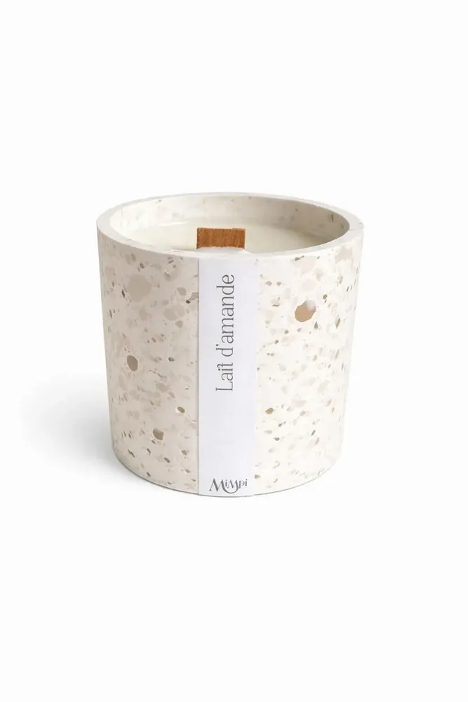 Candles - Terrazzo candle — almond milk - MIMPI