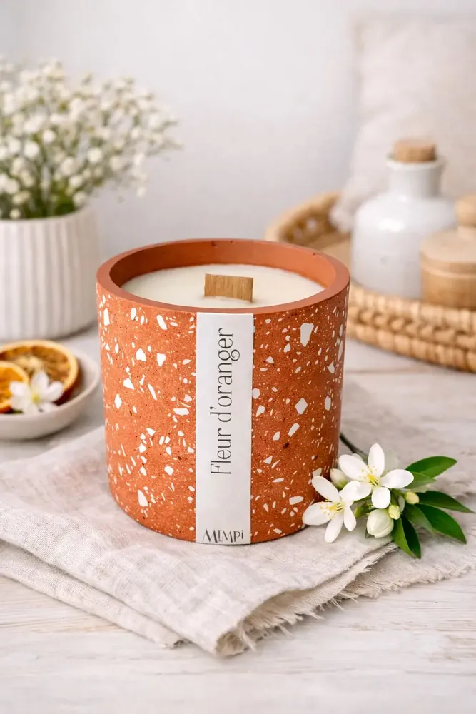 Candles - Terrazzo Candle — Orange Blossom - MIMPI