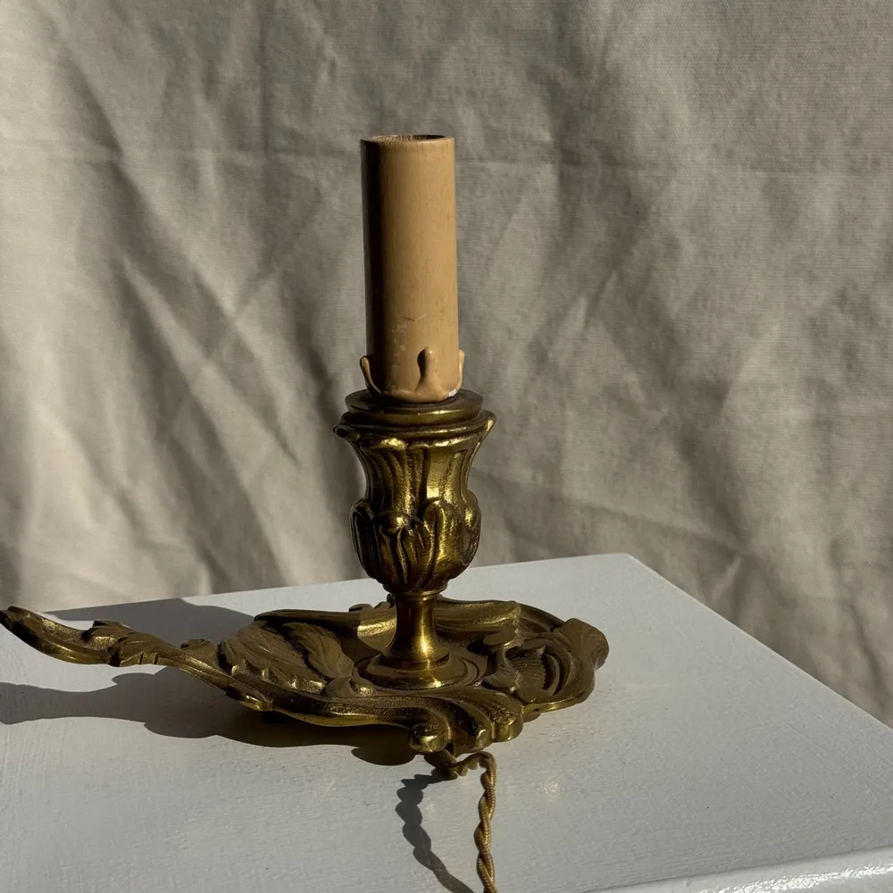 Table lamps - Small antique classic gold table lamp, H17 D12 - OFFICE OBJETS