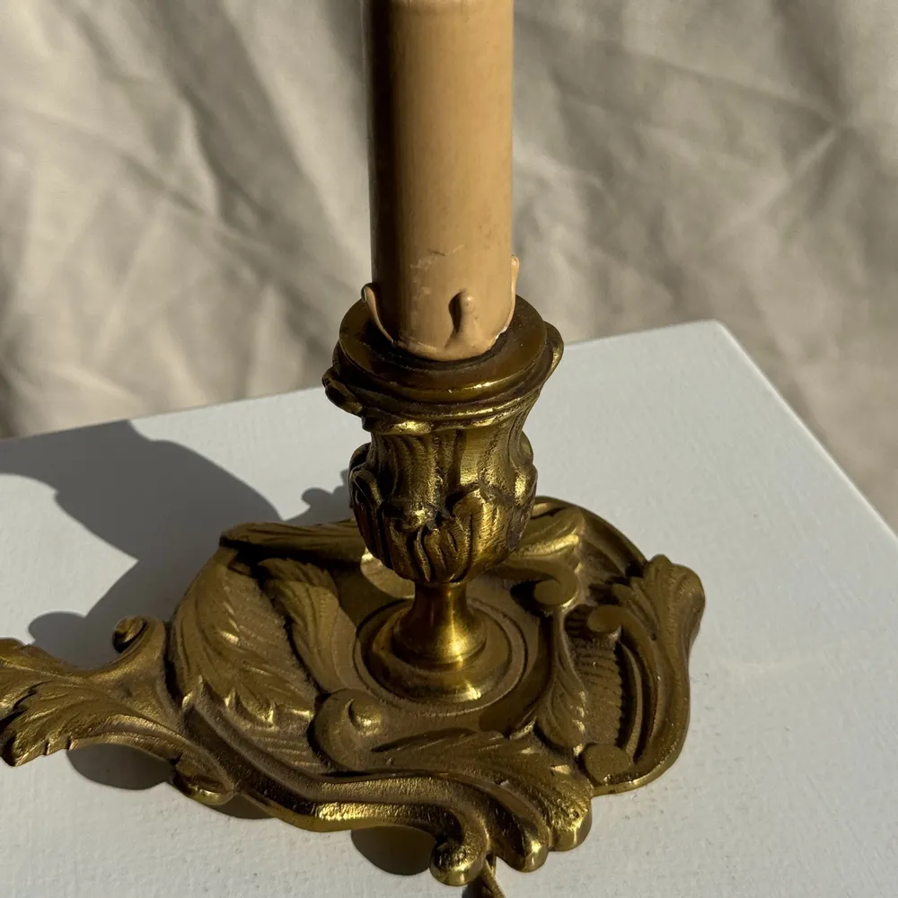 Table lamps - Small antique classic gold table lamp, H17 D12 - OFFICE OBJETS