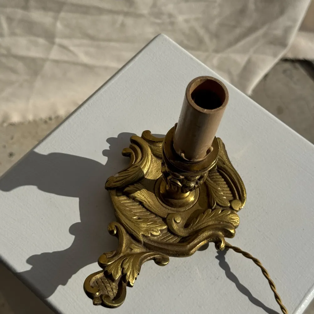 Table lamps - Small antique classic gold table lamp, H17 D12 - OFFICE OBJETS