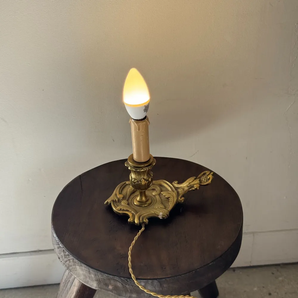 Table lamps - Small antique classic gold table lamp, H17 D12 - OFFICE OBJETS